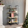 Day and Night - Day and Night 4-tier Shelving Solid Pine Wood 80x30x140 Cm