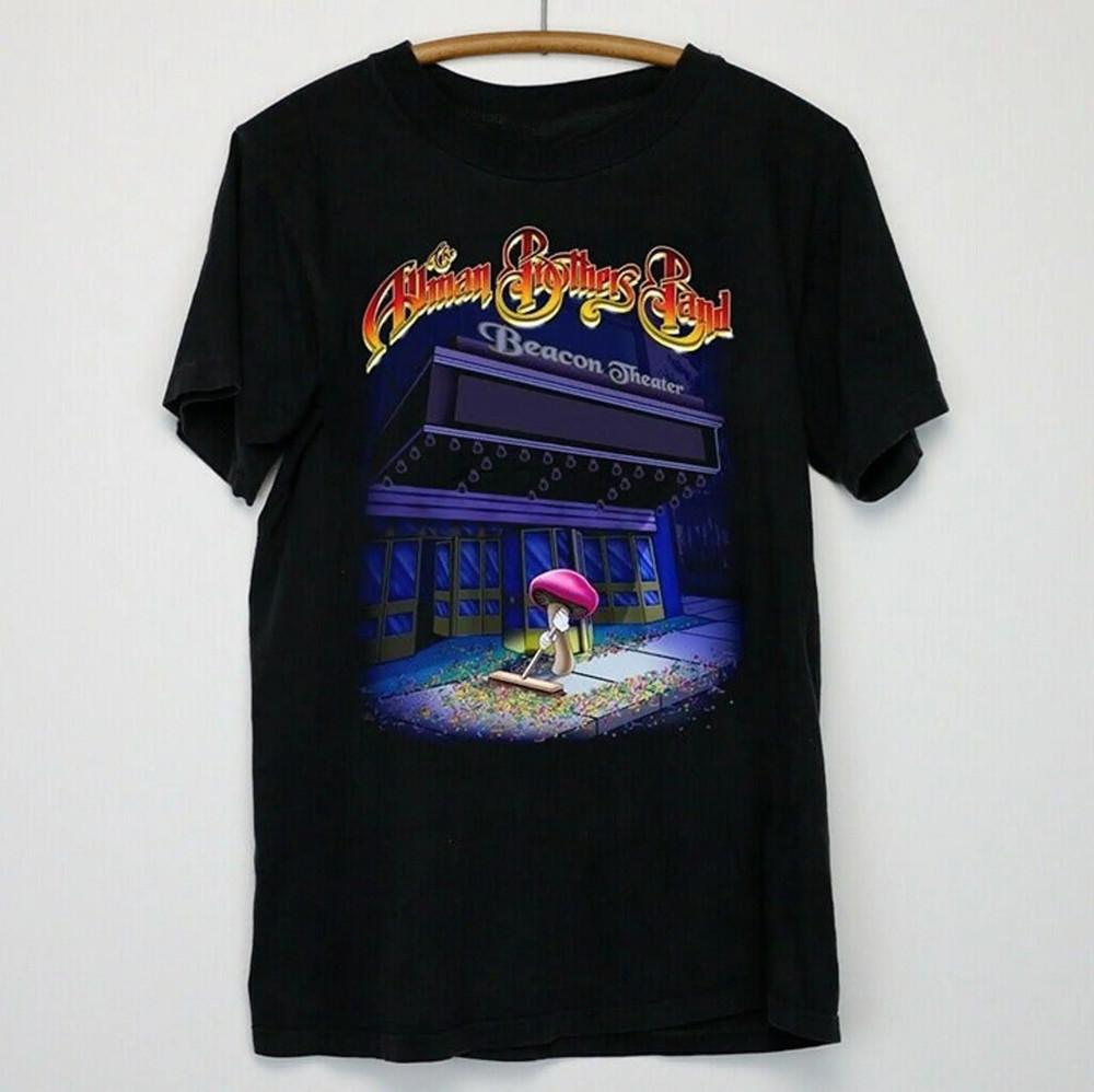 VTG Allman Brothers Band Beacon Theatre Tour 1973 T Shirt S-5XL Cotton C286 Unisex T-Shirt L