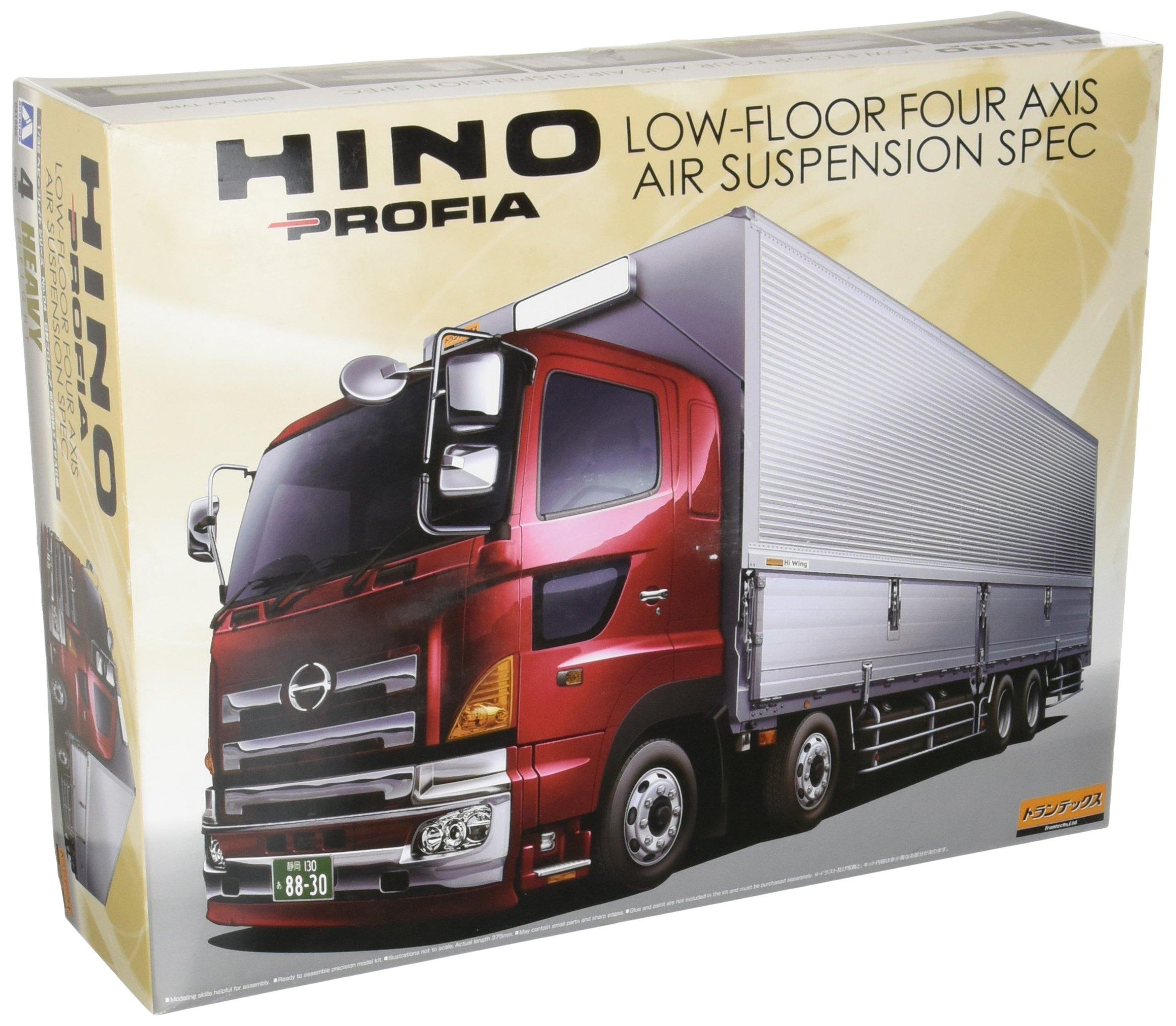 

Aoshima Bunka Kyozai Heavy Freight Hino Profia Air Suspension 1/32 No.04 Low-Floor Four-Axle