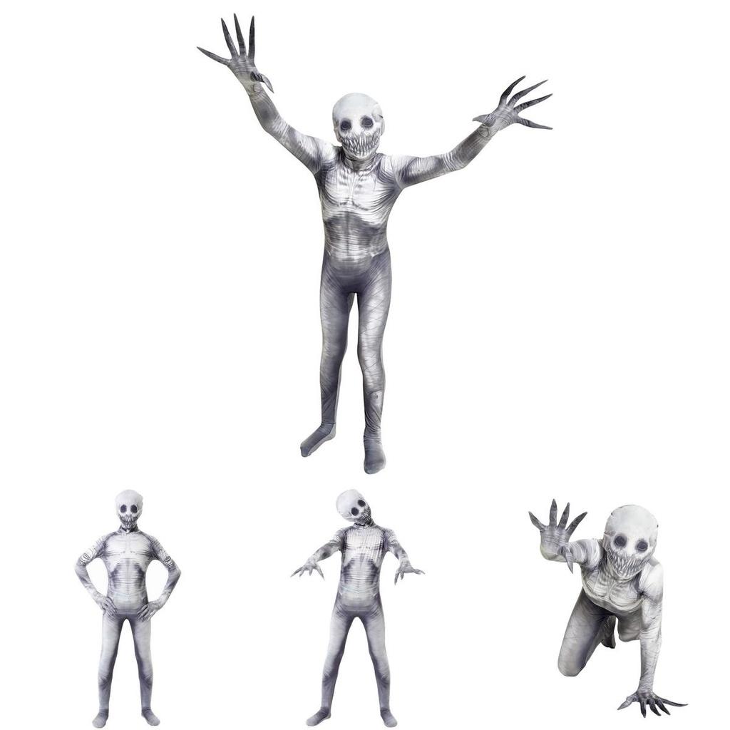 Creepypasta Horror Prop The Rake Morphsuit Costume For Kids And Adults