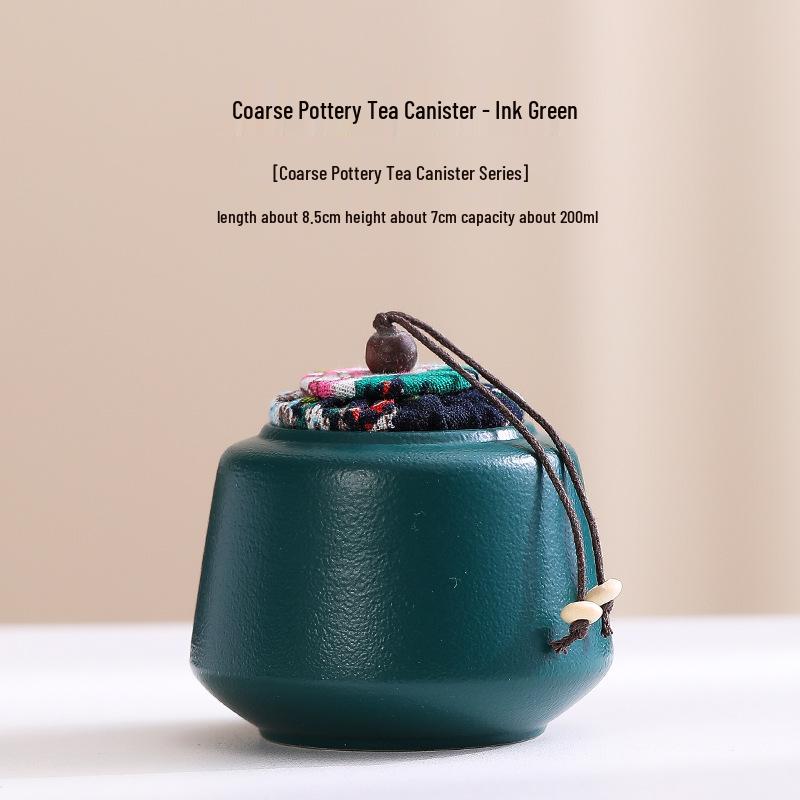 

Индивидуальная керамическая чайница: Маленькая герметичная банка для хранения для дома и путешествий, с возможностью нанесения логотипа 200ml