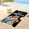 1pc Football Star Messi Beach Towel, Soft Beach Towel Suitable for Beach Swimming, Outdoor Camping and Traveling