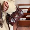 2026  Elegant Retro Niche High-End Oil Wax Leather Handbag For Women Luxury Versatile Trendy Cross Body Handbags