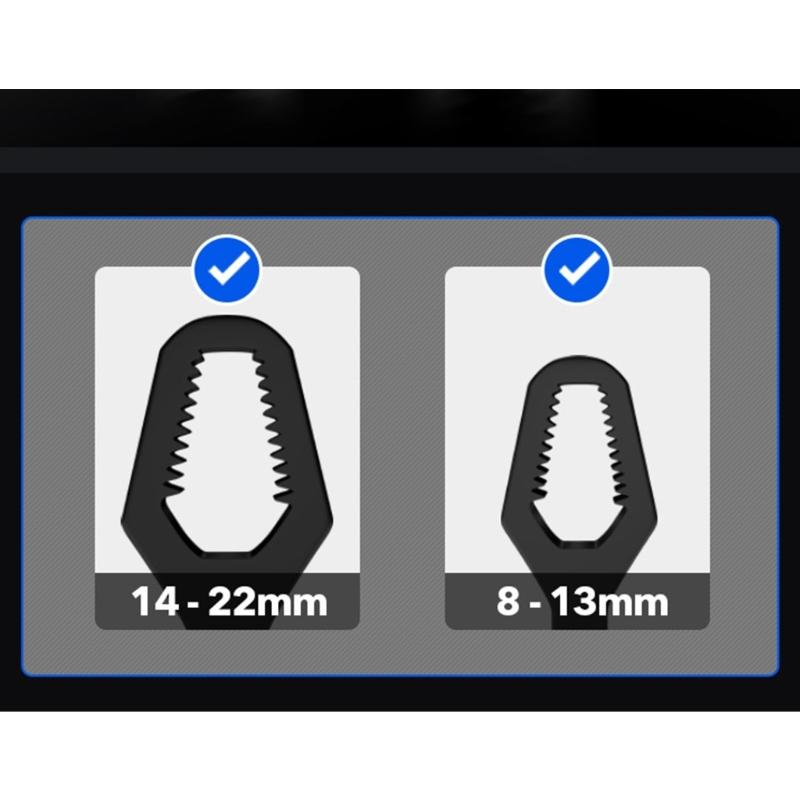 8-22mm Universal Torx Wrench Board Adjustable Double-head Torx Spanner Self-tightening Glasses Wrench Multi-purpose Tool