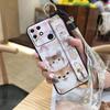 Cute Lanyard Phone Case For OPPO Realme Narzo 50A Shockproof Anti-dust Phone Holder Protective Dirt-resistant Back Cover