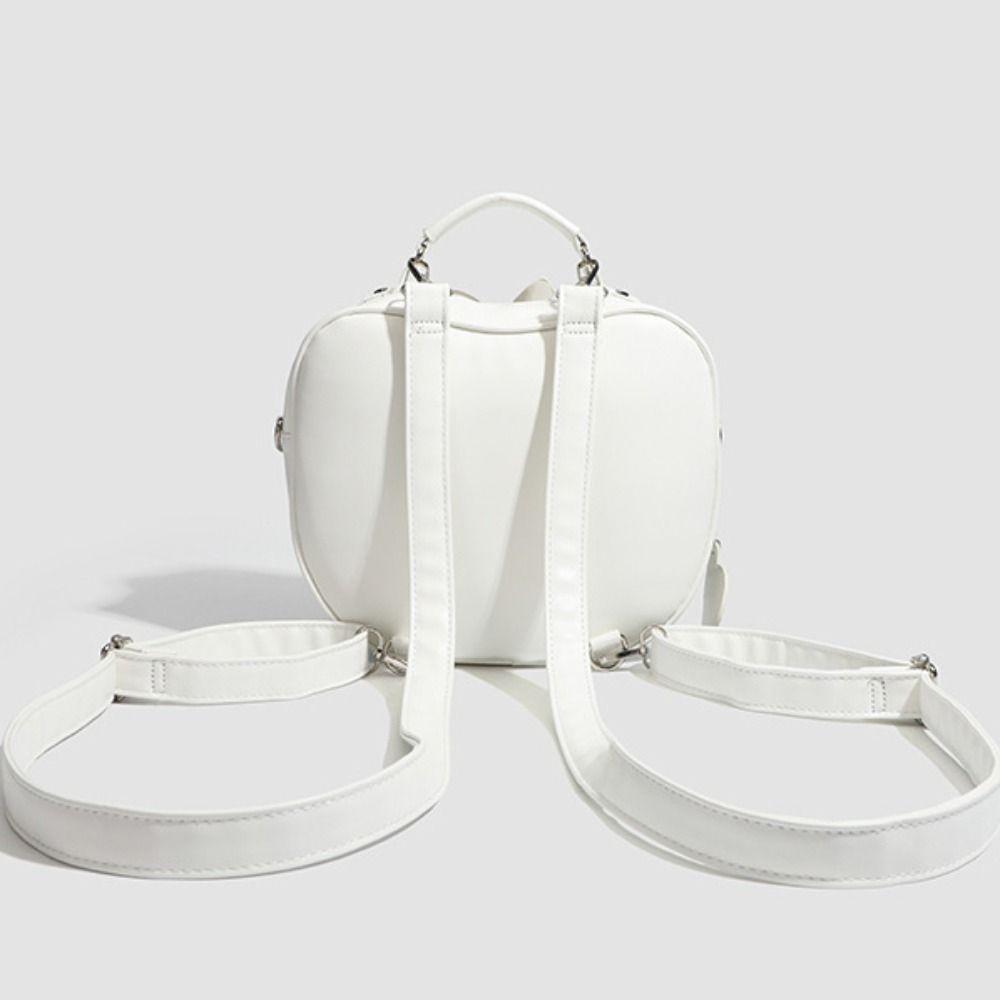 Cotton Doll Bag Kawaii Fruit Itabag PU Fashion Backpacks Multifunction Transparent Pocket  Outdoor