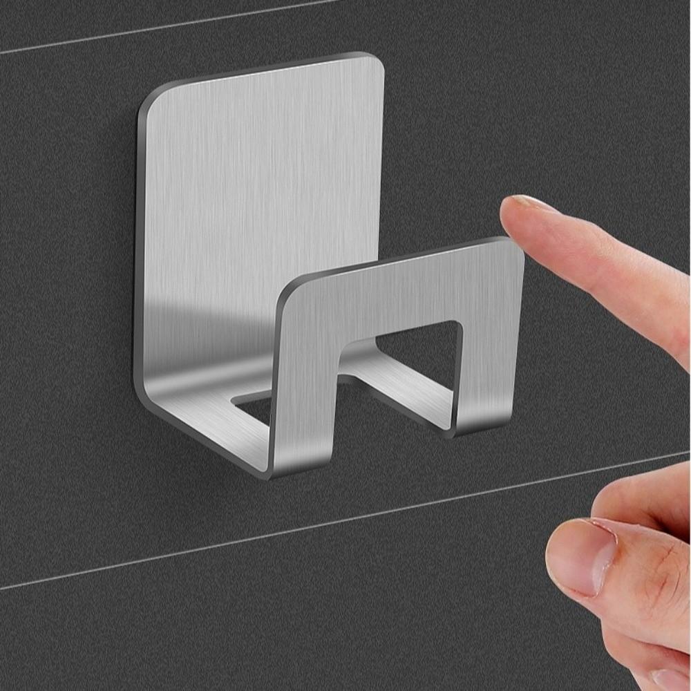 2pcs Metal Sponge Storage Holder Self Adhesive Sink Storage Holder Drain Drying Rack Kitchen Use