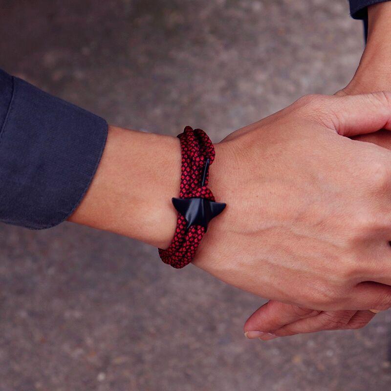 Fashion Manta Bracelet Men Multilayer Adjustable Paracord Braclet Marine Animal Nautical Braslet Beach Surfer Accessories Homme