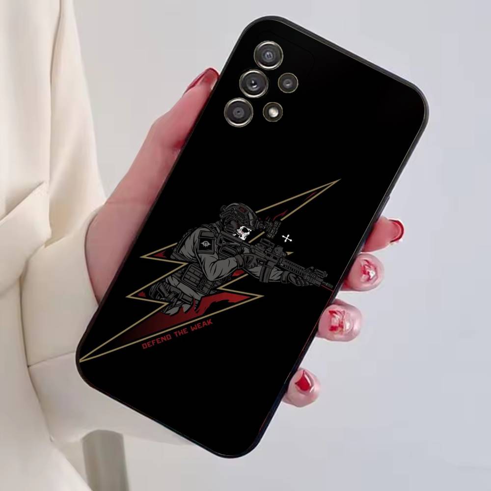 COD Call Of Duty G-Ghost Phone Case For Samsung S25,S24,S21,S22,S23,S30,Ultra,S20,Plus,Fe,Soft Silicone Black Cover