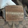 Coach 11436 Signature Canvas Shoulder Bag Brown Canvas Women Used