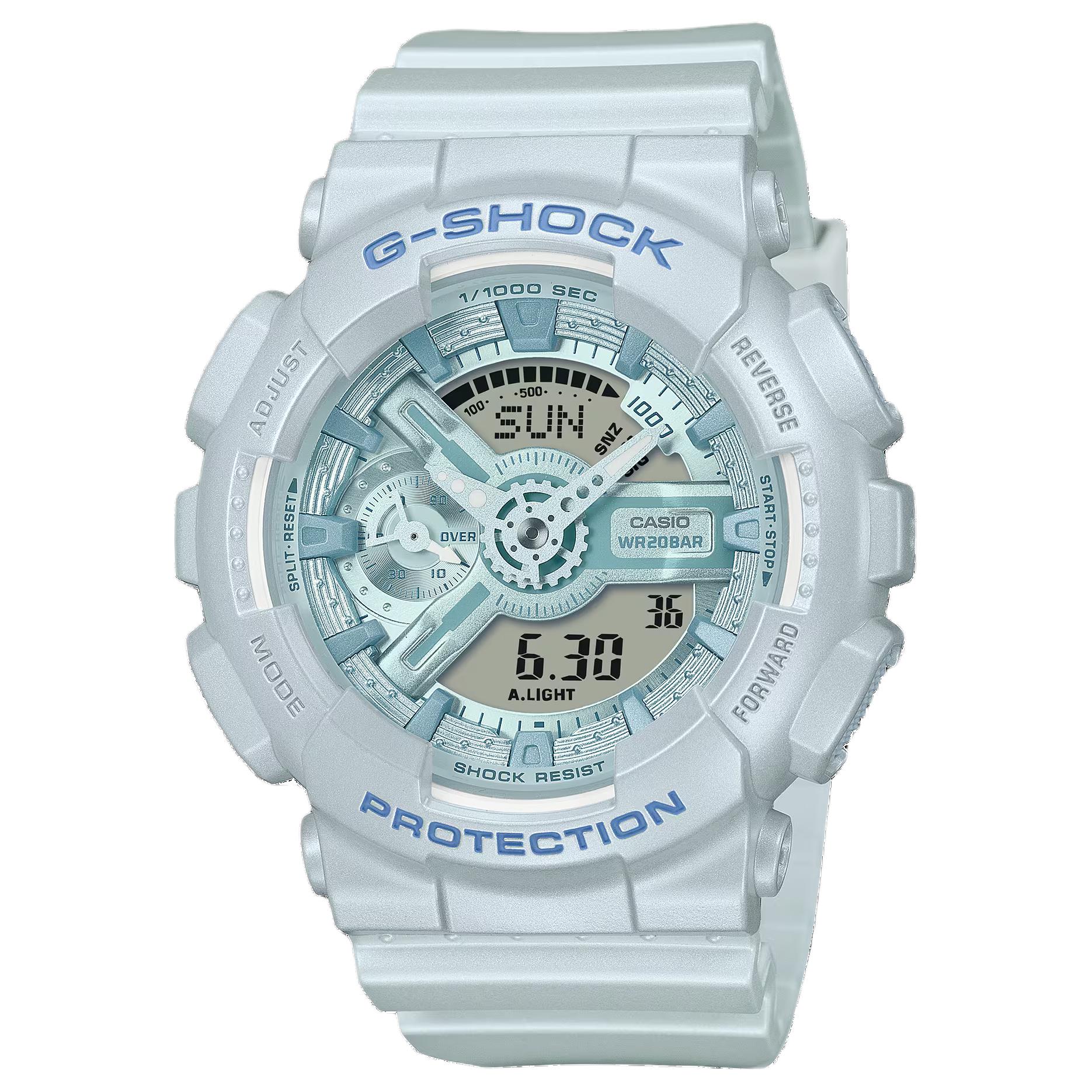 CASIO / 200m Waterproof Quartz Movement Resin Strap Watch Women s Watch Gray Dial GMA-S110ST-2A Gray Dial