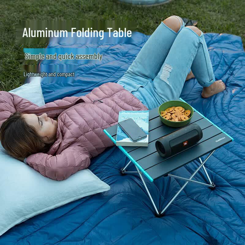 Naturehike Rock Black Large Folding Aluminum Camping Table