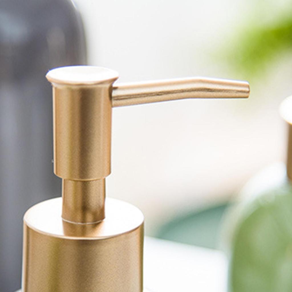 Keramik Hand-Flüssigseifenspender Flasche Badezimmer 420ml Ersatz Schlafzimmer Dusch Seifenspender für Handdesinfektionsmittel Shampoo Spülmittel