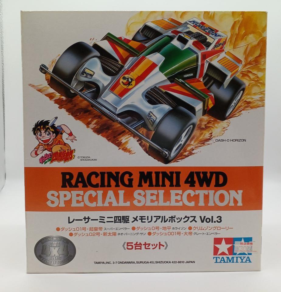 Tamiya Racing Mini 4WD Special Selection Vol.3 5 Car set 1/32 Figure Unassembled
