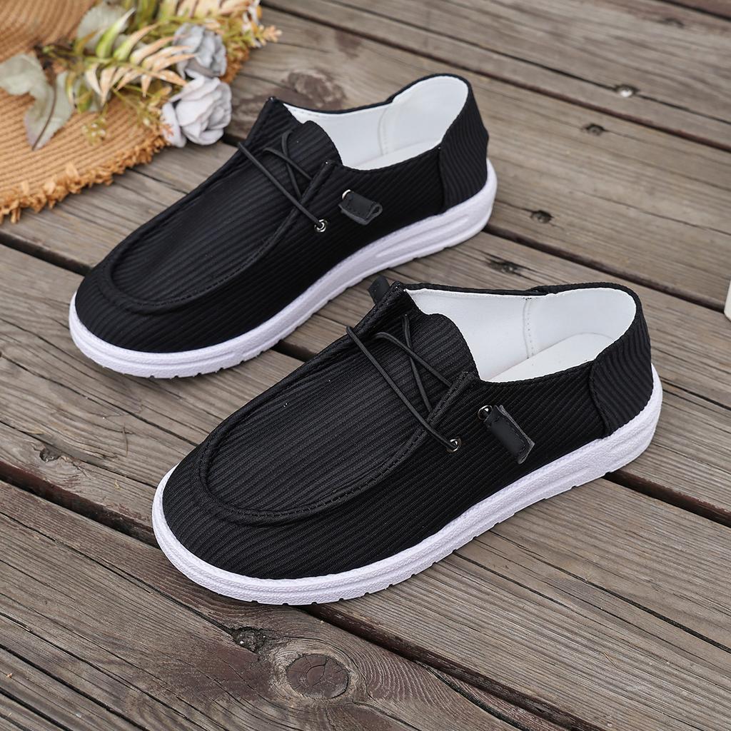 Plus-size Breathable Casual Shoes, Flat-soled Single Shoes, Women's Shoes