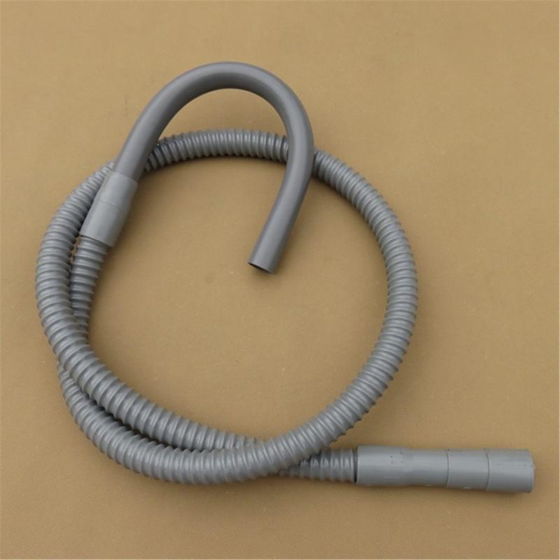 Multifuntional Long 1.83m Washing Machine Drainage Hose Reinforced Plastic Texture Suitable for Smooth Water Flows
