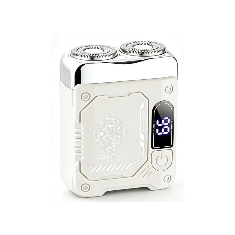 Cross-border Special Electric Double-headed Razor Mini Men's Razor Travel Portable Automatic Digital Display Beard Knife