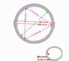 ROOOCYY Inner Baffle Spacer, 6.5 Inches, 16.5 Cm, Universal for Cars, Overseas Products, Speakers,