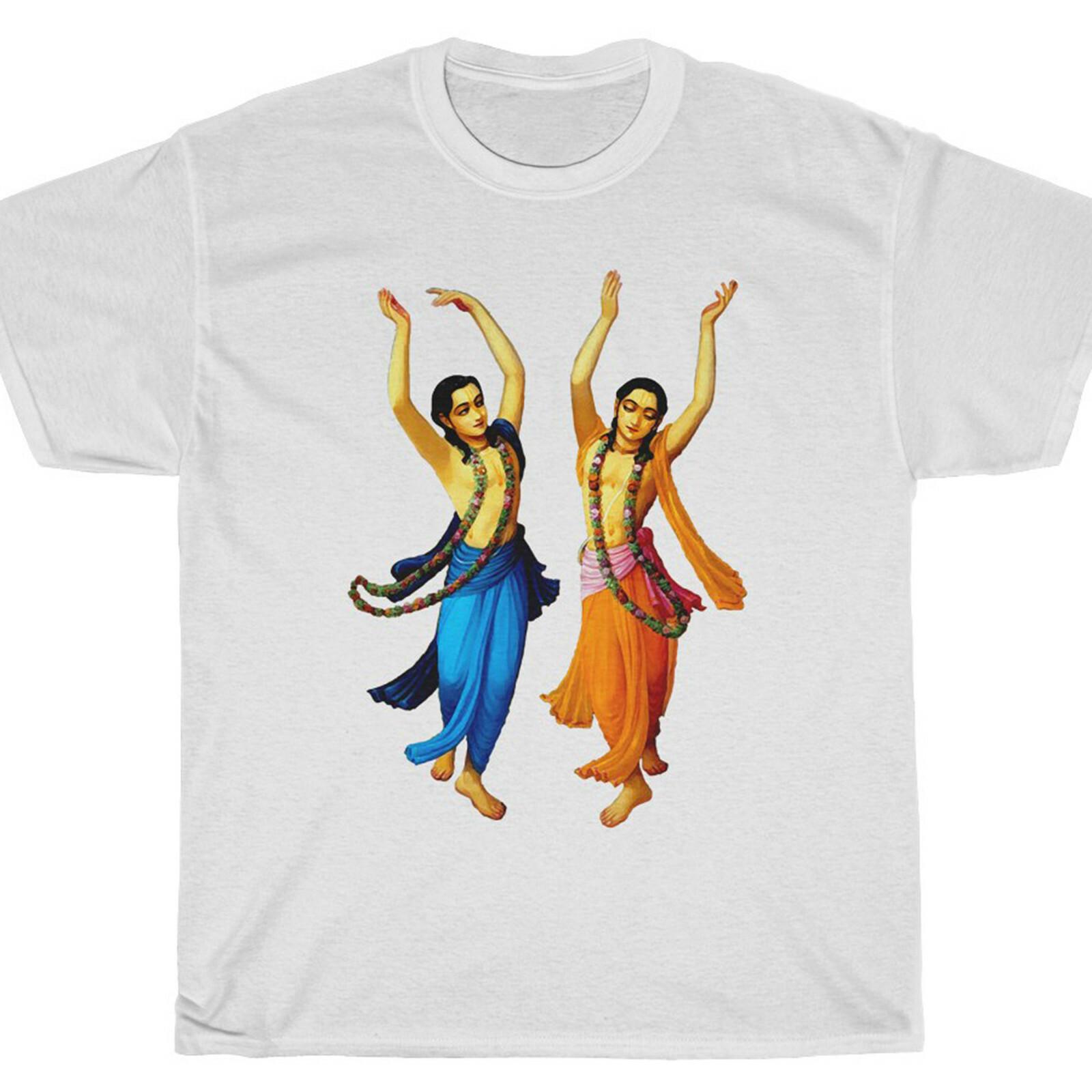Gaura Nitai Hare Krishna T-Shirt iskcon krsna yoga Vaishnavism XXL