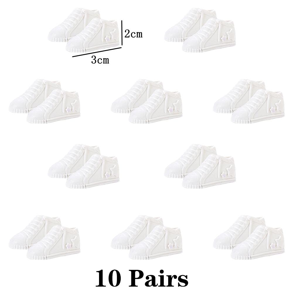 10 Pairs Fashion Doll Shoes 29CM Doll Sneakers Sports Shoes 11.5 Inch Doll Boots 1/6 Dolls Accessories 1/6 Doll DIY Toys GiftJJ