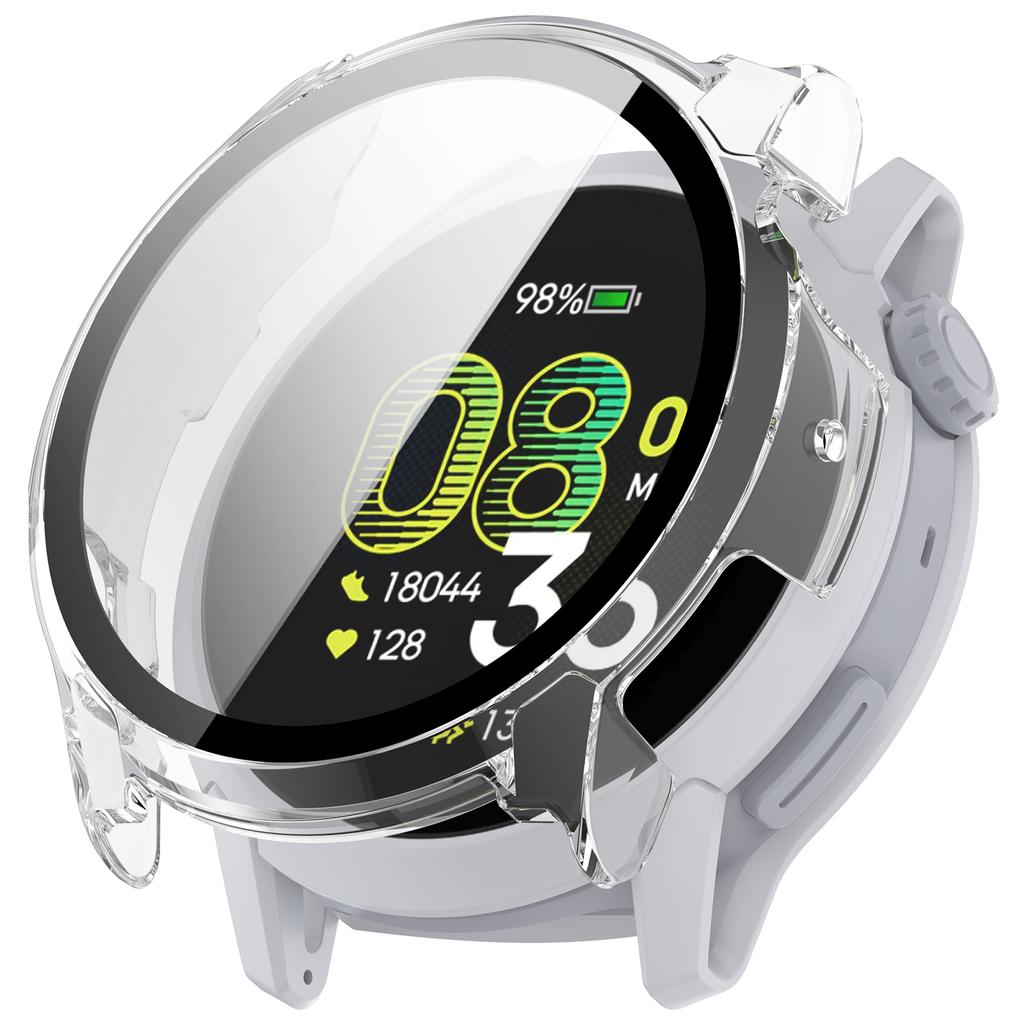 For Coros Pace 4 Case Hard PC Watch Protective Cover with Tempered Glass Film