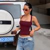Y2K Spicy Girl Camisole Bandeau Vest - European & American Women's Top, 2026 Summer Collection