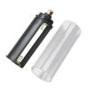 2 In 1 Sheath Tube 18650 Battery White Casing for Flashlight Torch Lamp Holder Case