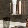 2pcs Wall Mounted Toothbrush Holder PET Mouthwash Cup Rack  Bathroom Accessories