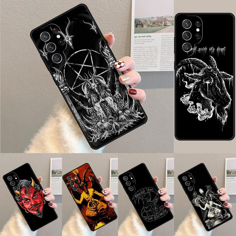 Devil Satan Phone Case for Samsung Galaxy note 10 pro S26 Ultra S23 S24 FE S25 S21 S22 PLUS shockproof Cove