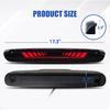 Third 3rd Brake Light for 2007-2013 Chevy Silverado/GMC Sierra 1500 2500 3500, TIME TUNNEL Sequential LED High Mount Stop Light for 2014