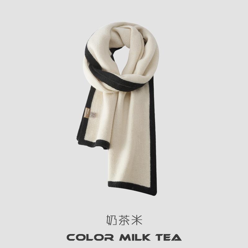 

Scarf Women S Autumn And Winter Small Fragrant Edge Temperament Versatile Warm Shawl High Casual Soft Waxy 160-30cm