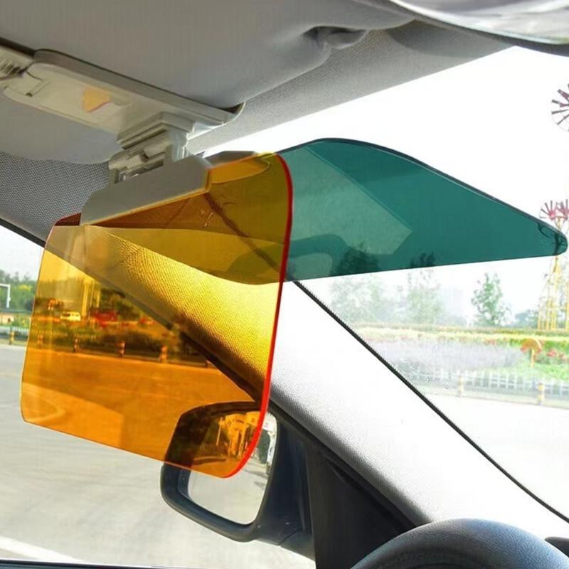 1/2pcs Sunshade Car Sun Visors For Daytime Sun Protection And Nighttime Headlight Glares Reduction Quick Installation