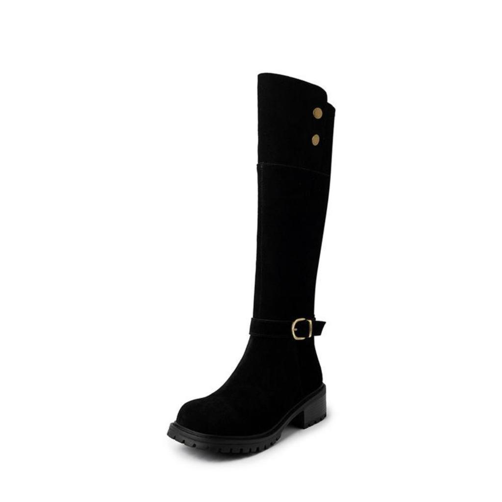 Retro Western Cowboy Boots New Versatile Stacking Boots Matte Summer Thin Boots