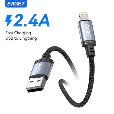 USB-A To Lightning Fast Charging USB Cable for iPhone 14/13/12/12Pro/12ProMax for iPad Airpods