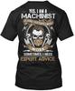 Machinist Ition T-Shirt Made In the USA Size S To 5XL