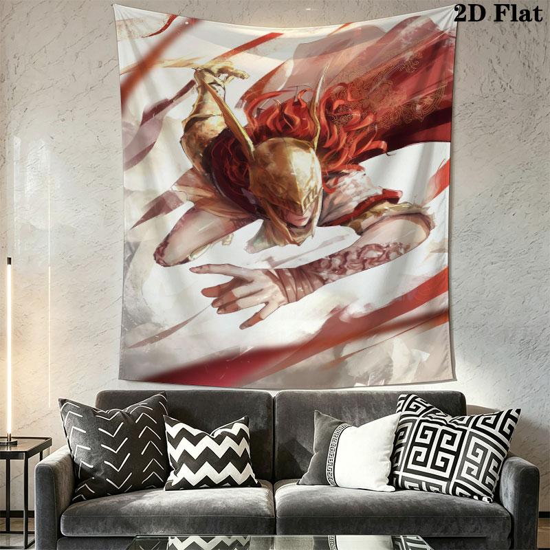 Malenia Fury Wall Hanging Printed Fabric Blanket Decorative Tapestries for Bedroom Living Room Home Decor