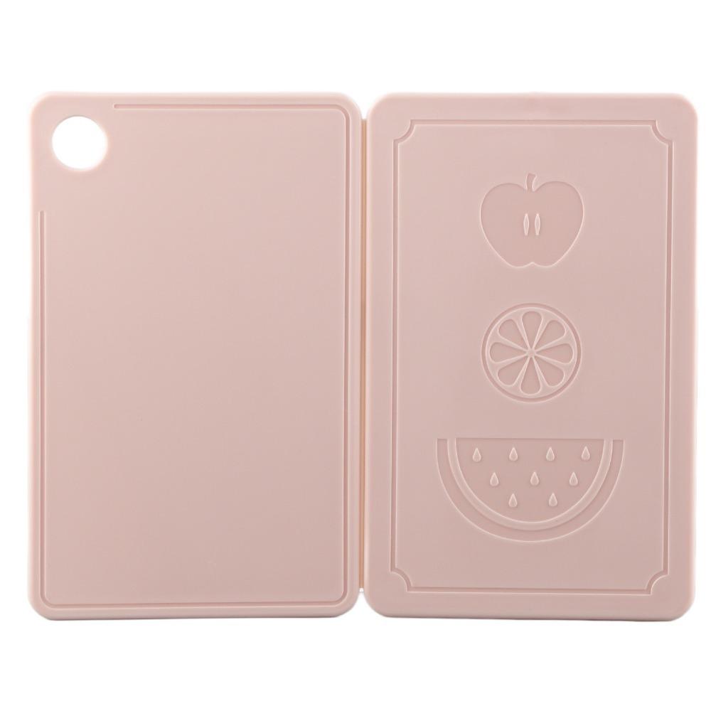 

Plastic Cutting Board Pink Foldable Chopping Board Portable Anti-Skid Food Chopping Block Fruits/Vegetables/Meat червоний