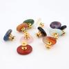 Cabinet Knobs Single Hole Nature Stone Drawer Handles Knobs Cupboard Drawer Pull Kitchen Cabinet Knob 4Pcs 9