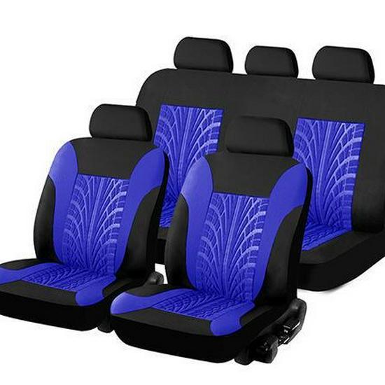 Universal Car Seat Cover with Woven Waistline & Tire Pattern for Europe, America, Middle East