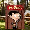 1pc Cartoon Character Outdoor Blanket Lightweight Flannel, Soft & Warm, All Season Use for Sofa, Outdoor, Camping, Living Room, Office, Chair