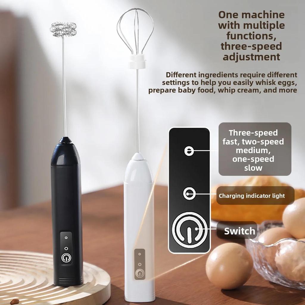 Wireless USB Electric Milk Frother & Egg Beater