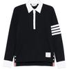 Long Sleeved Knitted Polo Shirt MJP229A-J0058-415