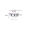 650ml Art Ceramic Dish Handle Round Soup Noodle Kitchen Dessert Tableware