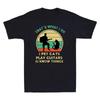 That'S What I Do Pet Cat Play Guitars And Know Things Vintage Sunset T Shirt