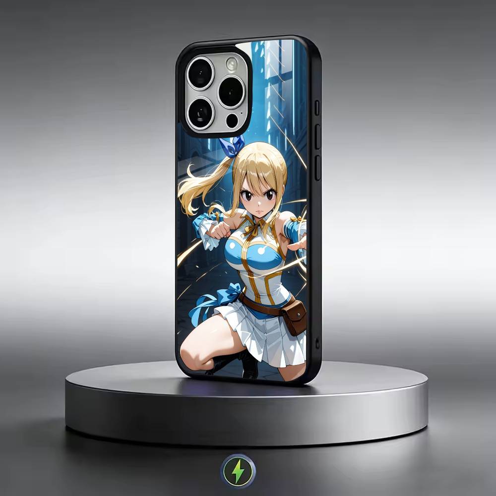Anime Fairy Tail L-Lucy Phone Case For iPhone17,16,15,14,13,12,11 Plus,Pro Magnetic with Magsafe Wireless Charging