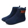 Yrzl Winter Cotton Shoes Men Ankle Boots Warm Slip On Lightweight Slippers Men Plush Indoor Cotton Loafers Men Winter Warm Shoes