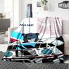 Custom Name Transformers Theme Printed Blanket - Perfect for Couch, Bed, Travel & Outdoor Use | Machine Washable, Cozy & Durable.