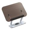 Book Stand Foldable   Book Holder with 360 Degrees  Rotating Base Elastic Clips for Recipe Tablet Laptop