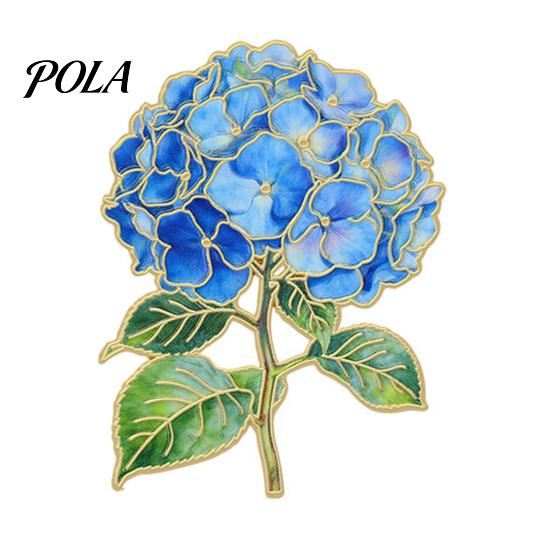 Enamel Brooch Pin, Flower Design with Smooth Edges, Pin Lightweight Zinc Alloy Badge for Jackets Scarves Bags Gift Literary Style