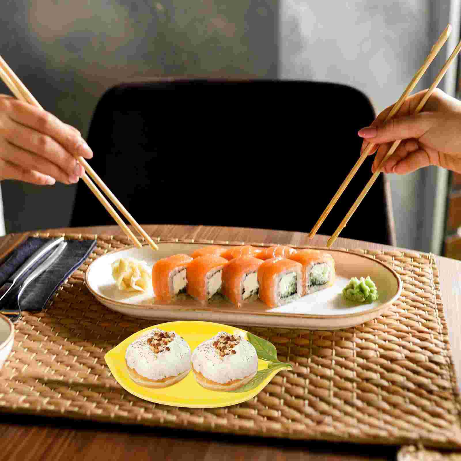 

4 шт. лимонная посуда фруктовые тарелки сушеные блюда маленькая керамическая миска десерт ужин ребенок 15.00X10.50X2.00CM